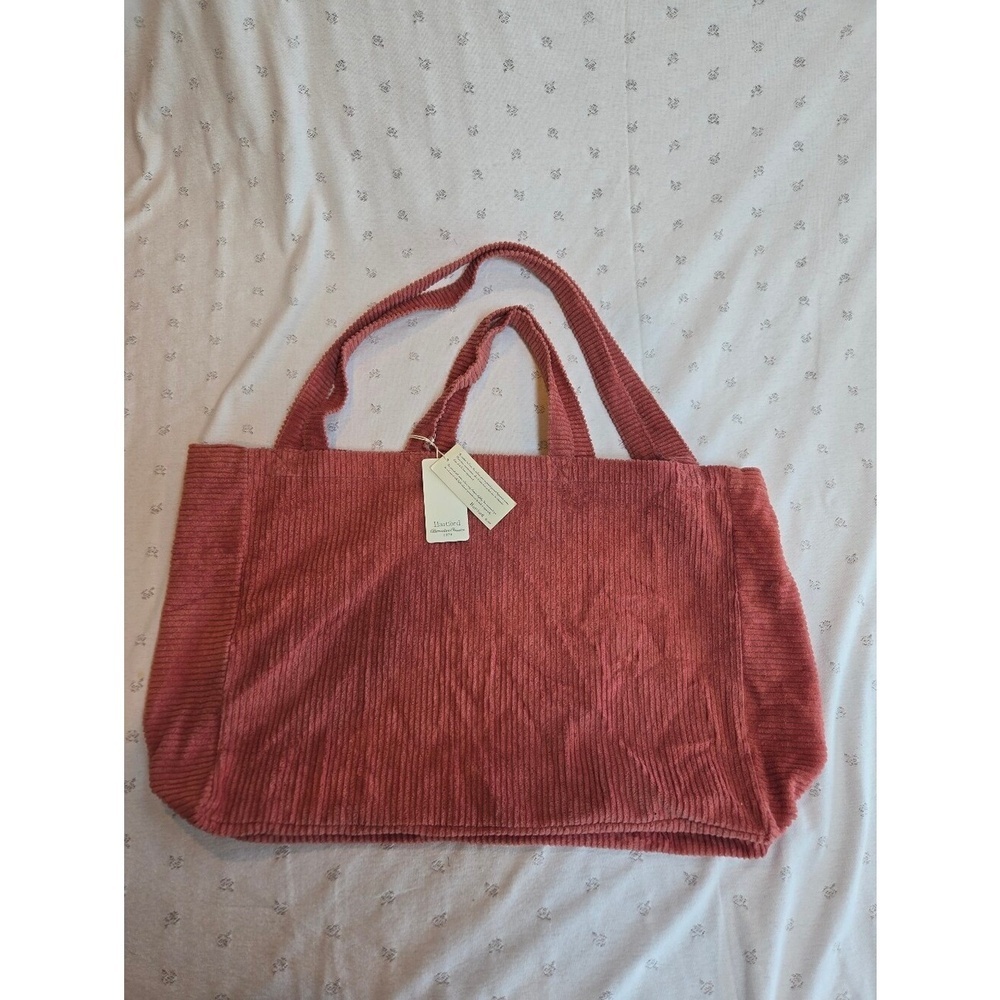 NWT Hartford Alternative Classics 1979 Large Corduroy Tote in Pink